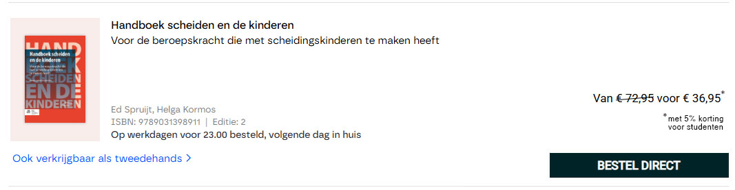 Handboek scheiden en de kinderen
